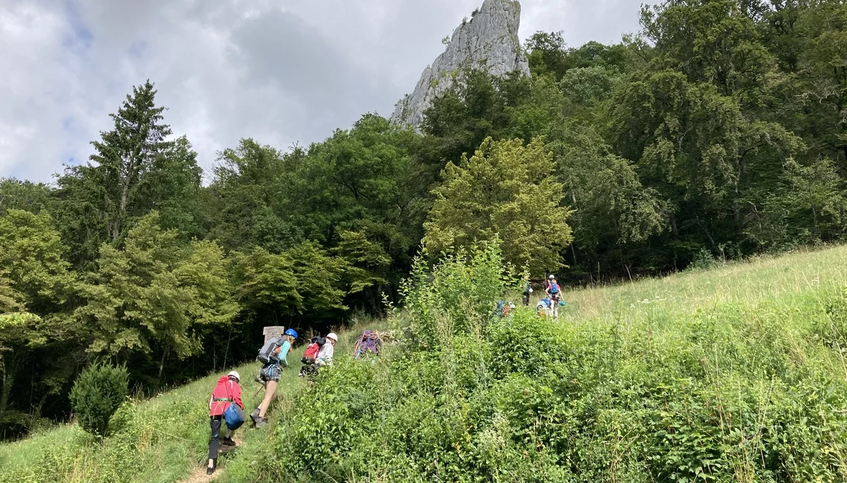 Stuhlfels Klettern | © DAV Sigmaringen / Marvin Engler
