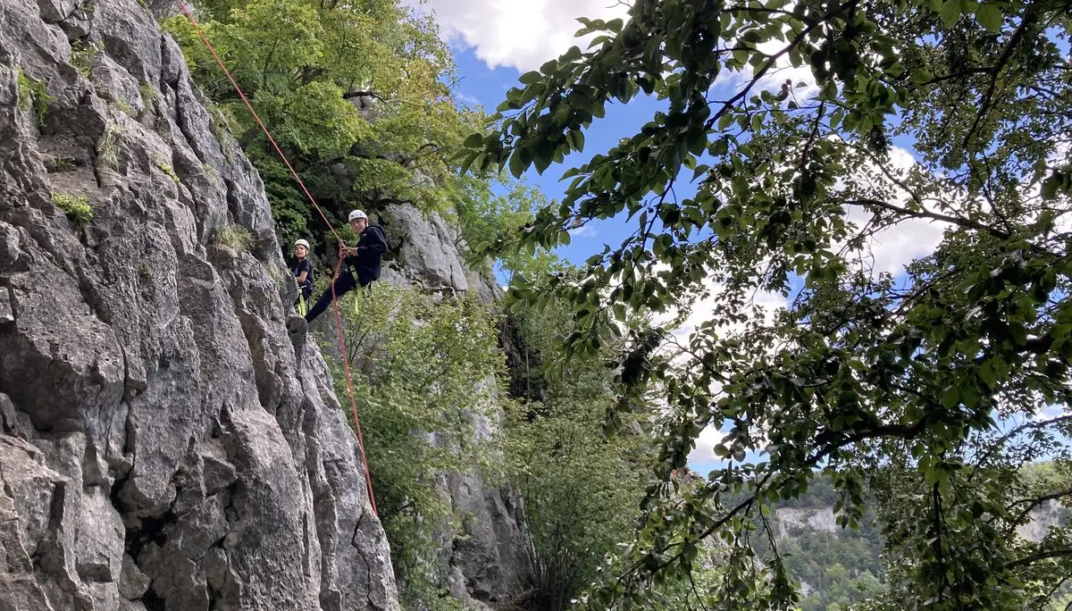 Stuhlfels Klettern | © DAV Sigmaringen / Marvin Engler