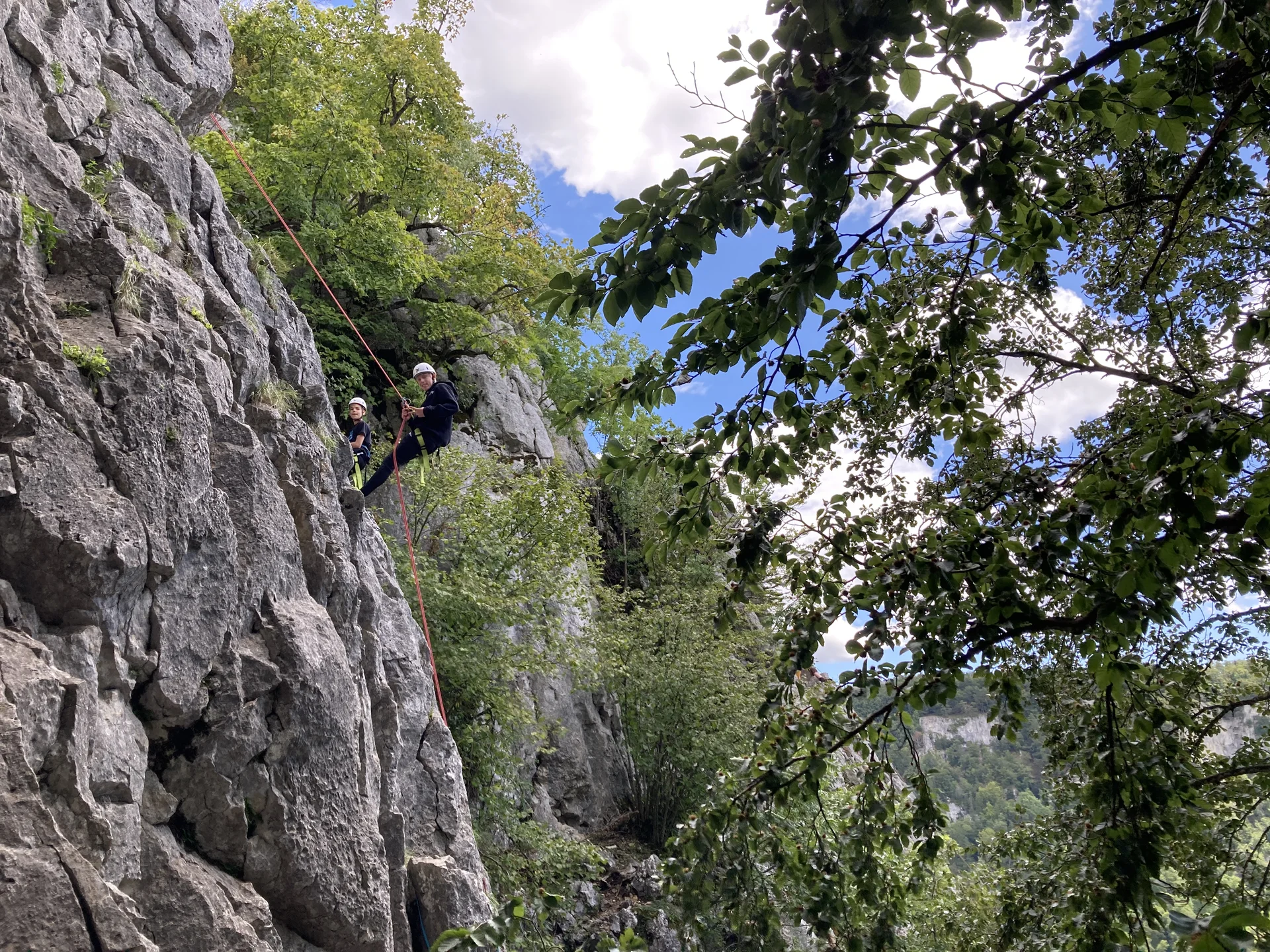 Stuhlfels Klettern | © DAV Sigmaringen / Marvin Engler