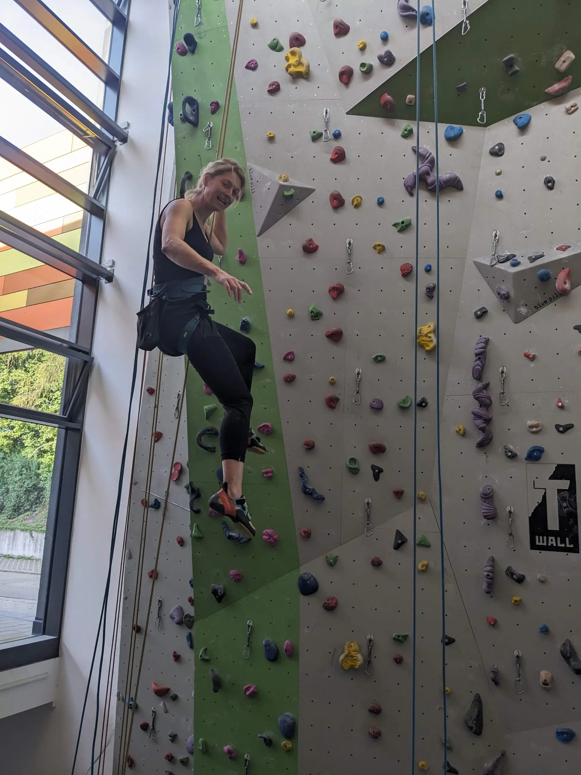 Kletterwand Liefrauenschule | © DAV Sigmaringen, Elena Tögel