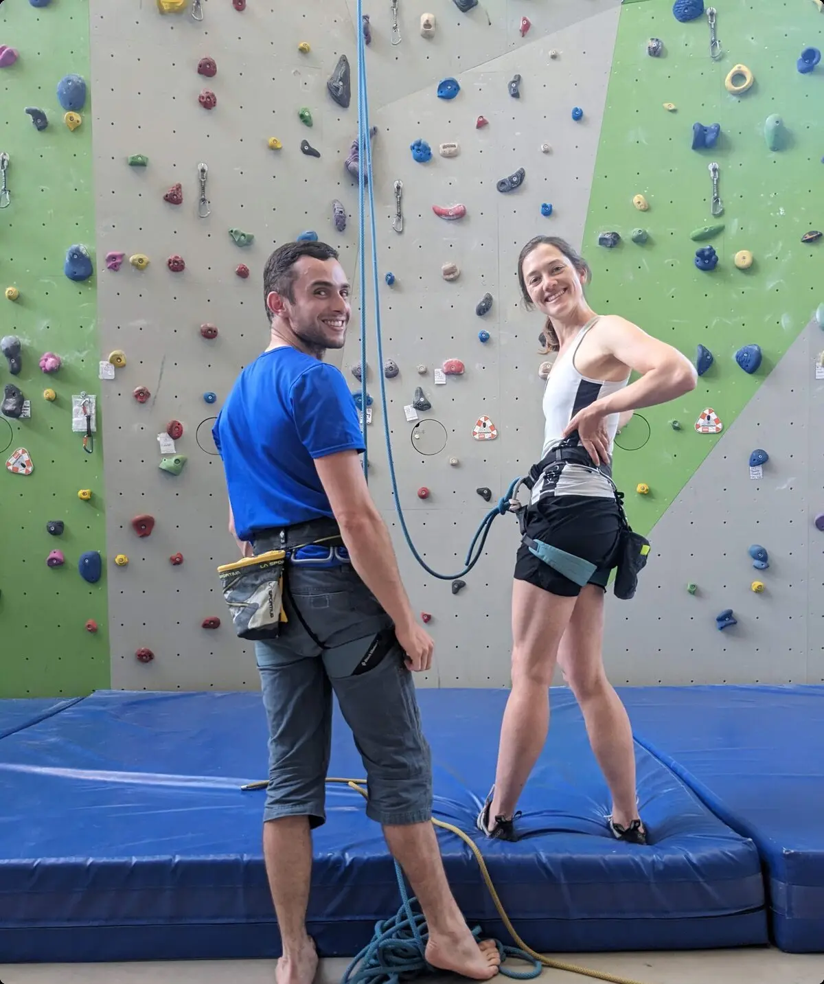 Kletterwand Liefrauenschule | © DAV Sigmaringen, Elena Tögel