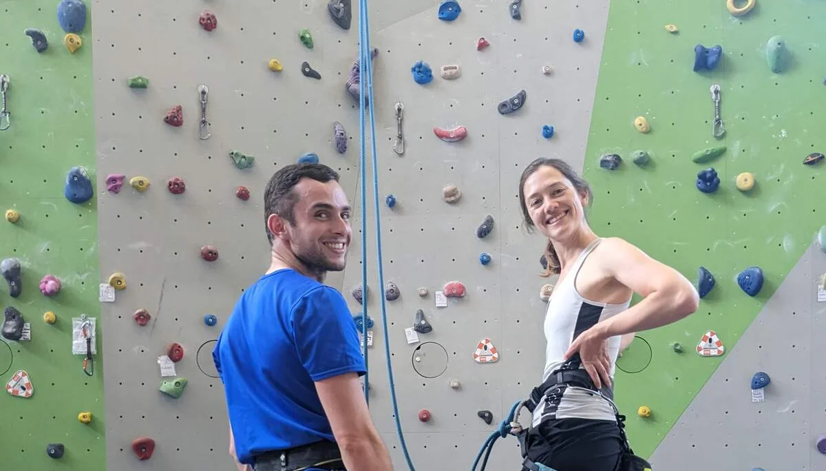 Kletterwand Liefrauenschule | © DAV Sigmaringen, Elena Tögel