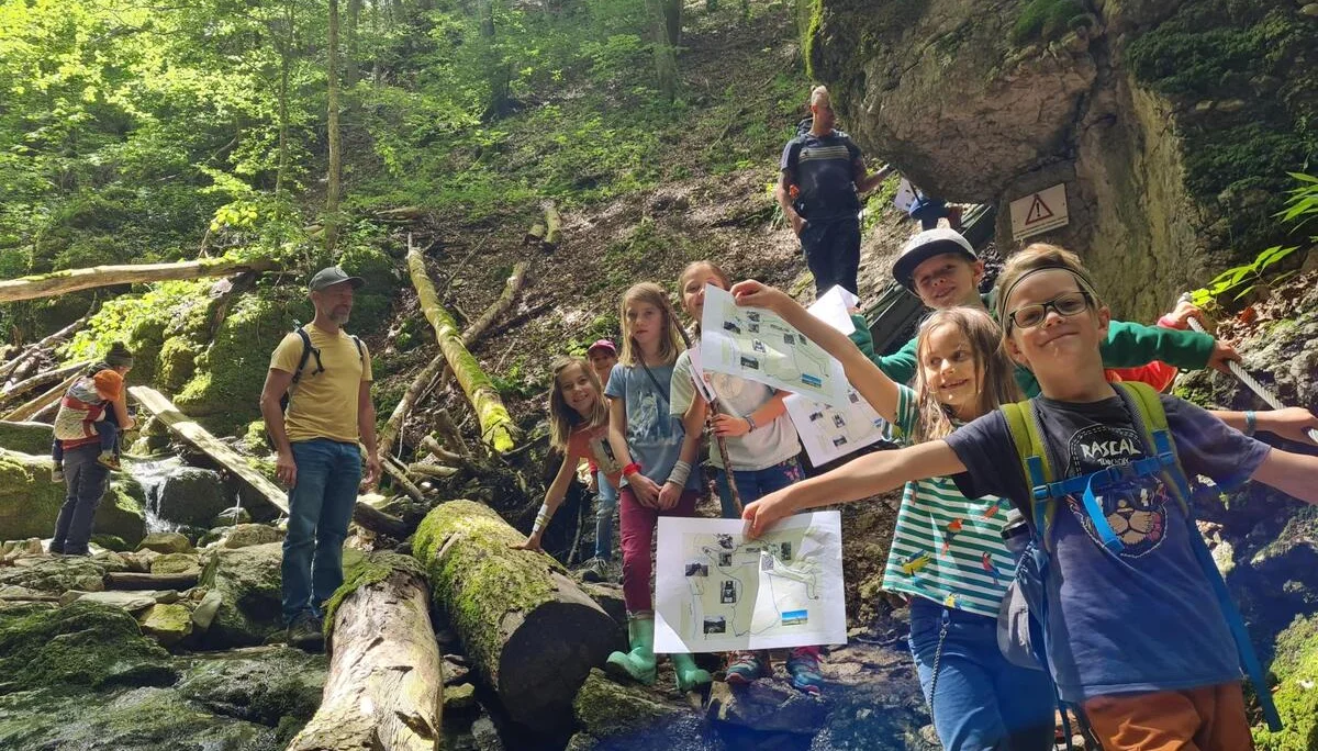 Schillerhöhle Familiengruppe | © DAV Sigmaringen / Christoph Griesser