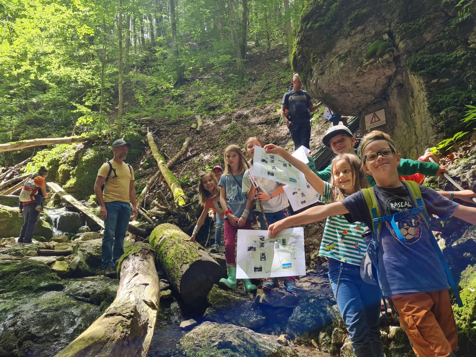 Schillerhöhle Familiengruppe | © DAV Sigmaringen / Christoph Griesser