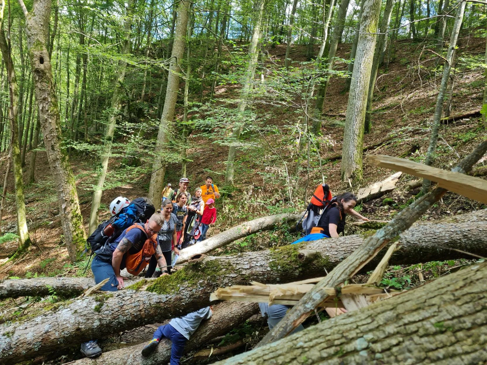 Schillerhöhle Familiengruppe | © DAV Sigmaringen / Christoph Griesser