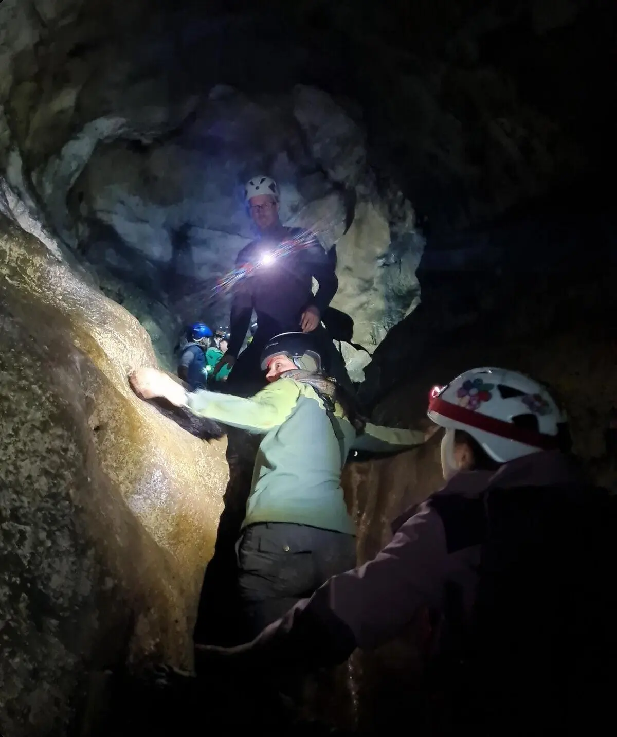 Schillerhöhle Familiengruppe | © DAV Sigmaringen / Christoph Griesser