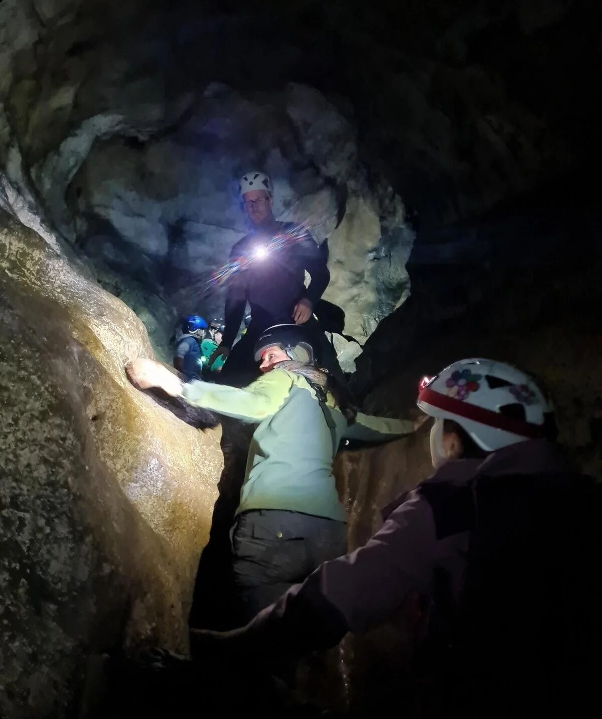 Schillerhöhle Familiengruppe | © DAV Sigmaringen / Christoph Griesser