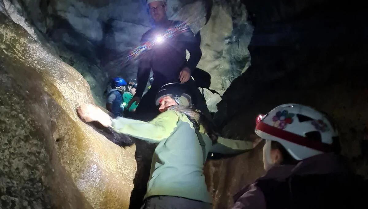 Schillerhöhle Familiengruppe | © DAV Sigmaringen / Christoph Griesser