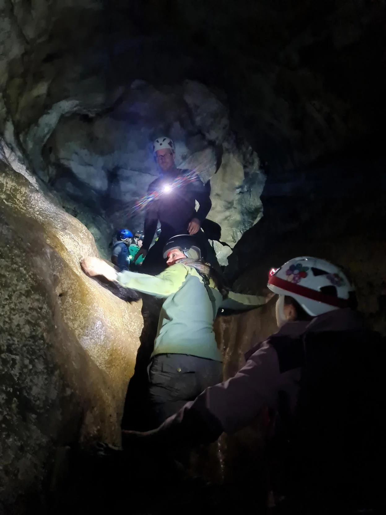 Schillerhöhle Familiengruppe | © DAV Sigmaringen / Christoph Griesser