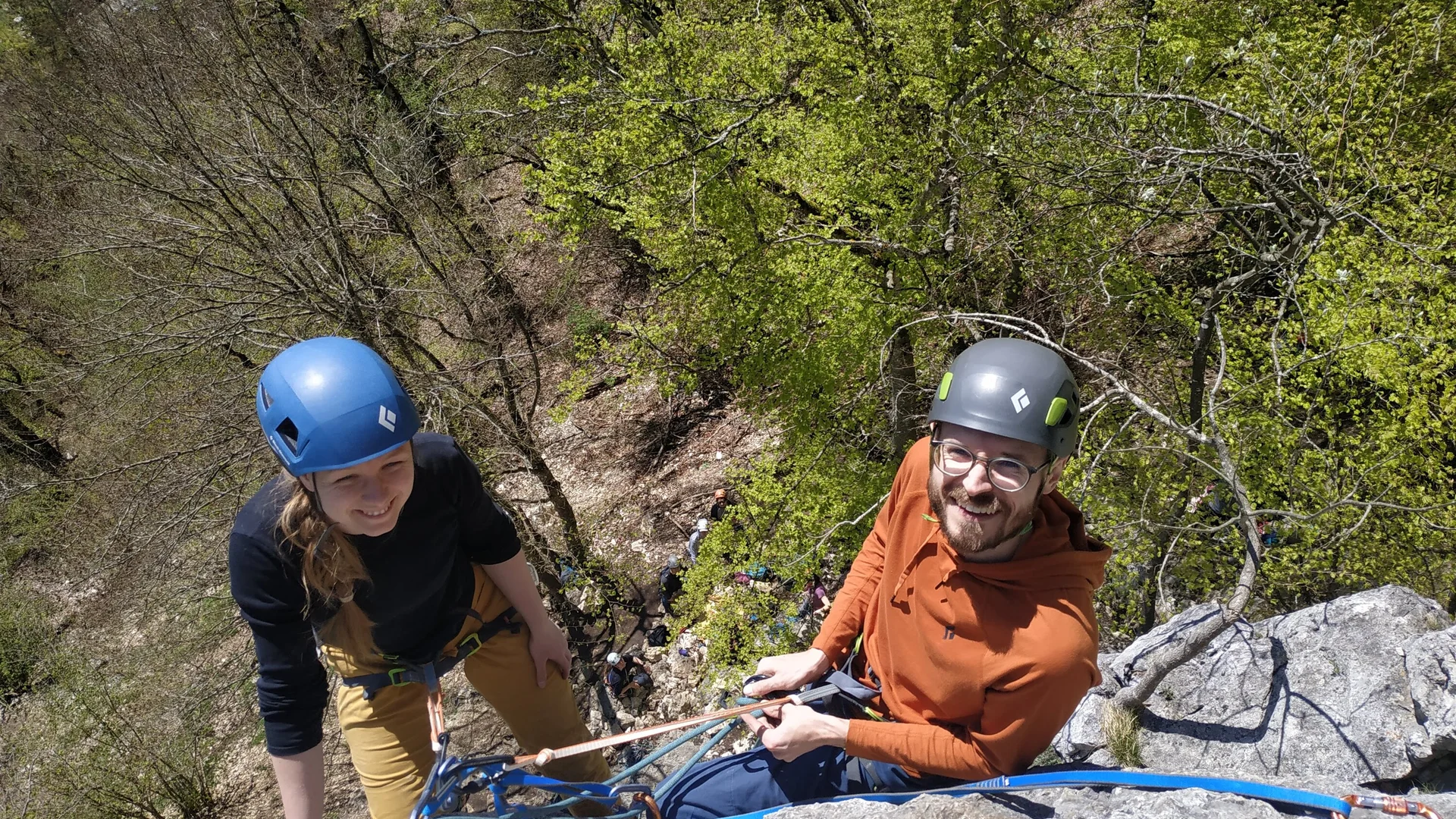 Mehrseillängenkurs DAV Sigmaringen Donautal 2024 | © DAV Sigmaringen / Elena Besch