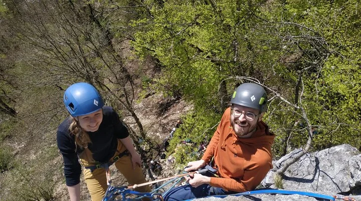 Mehrseillängenkurs DAV Sigmaringen Donautal 2024 | © DAV Sigmaringen / Elena Besch