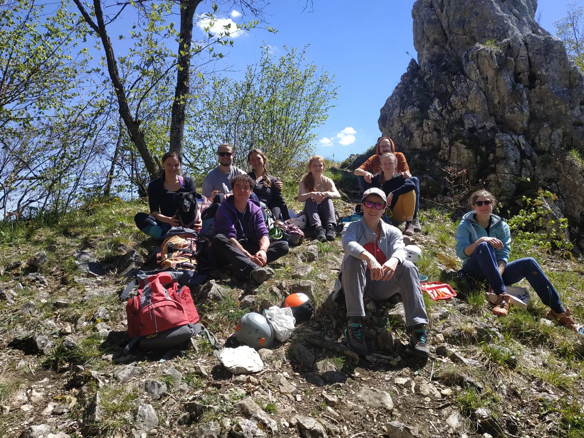 Mehrseillängenkurs DAV Sigmaringen Donautal 2024 | © DAV Sigmaringen / Elena Besch