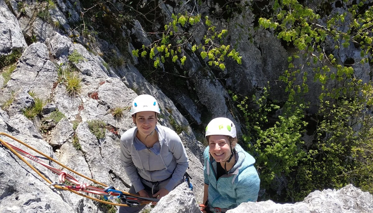 Mehrseillängenkurs DAV Sigmaringen Donautal 2024 | © DAV Sigmaringen / Elena Besch