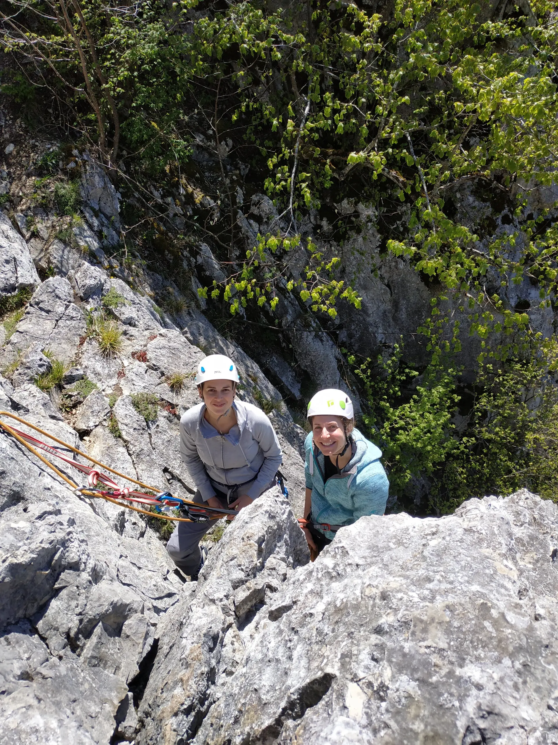 Mehrseillängenkurs DAV Sigmaringen Donautal 2024 | © DAV Sigmaringen / Elena Besch