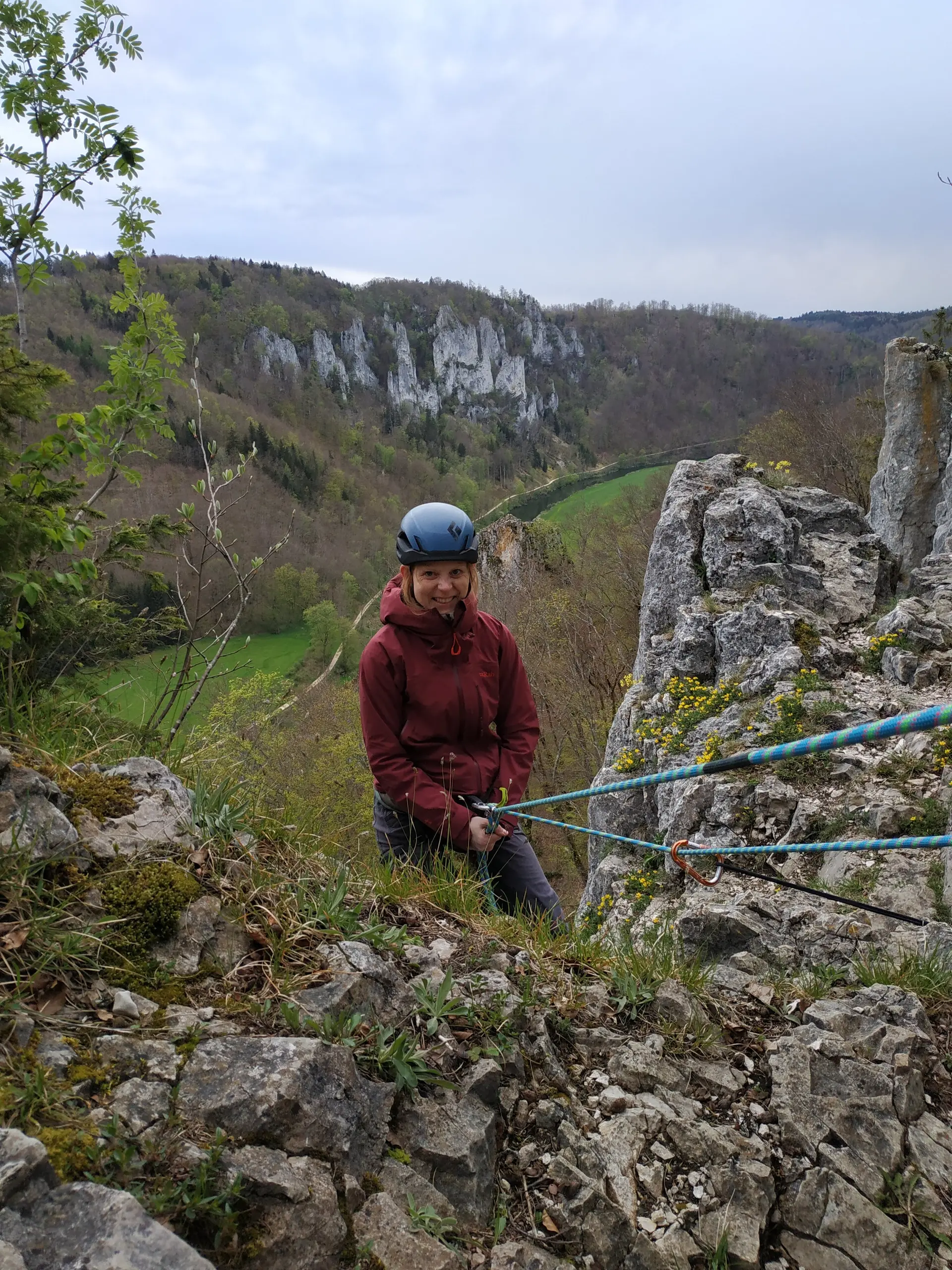 Mehrseillängenkurs DAV Sigmaringen Donautal 2024 | © DAV Sigmaringen / Elena Besch