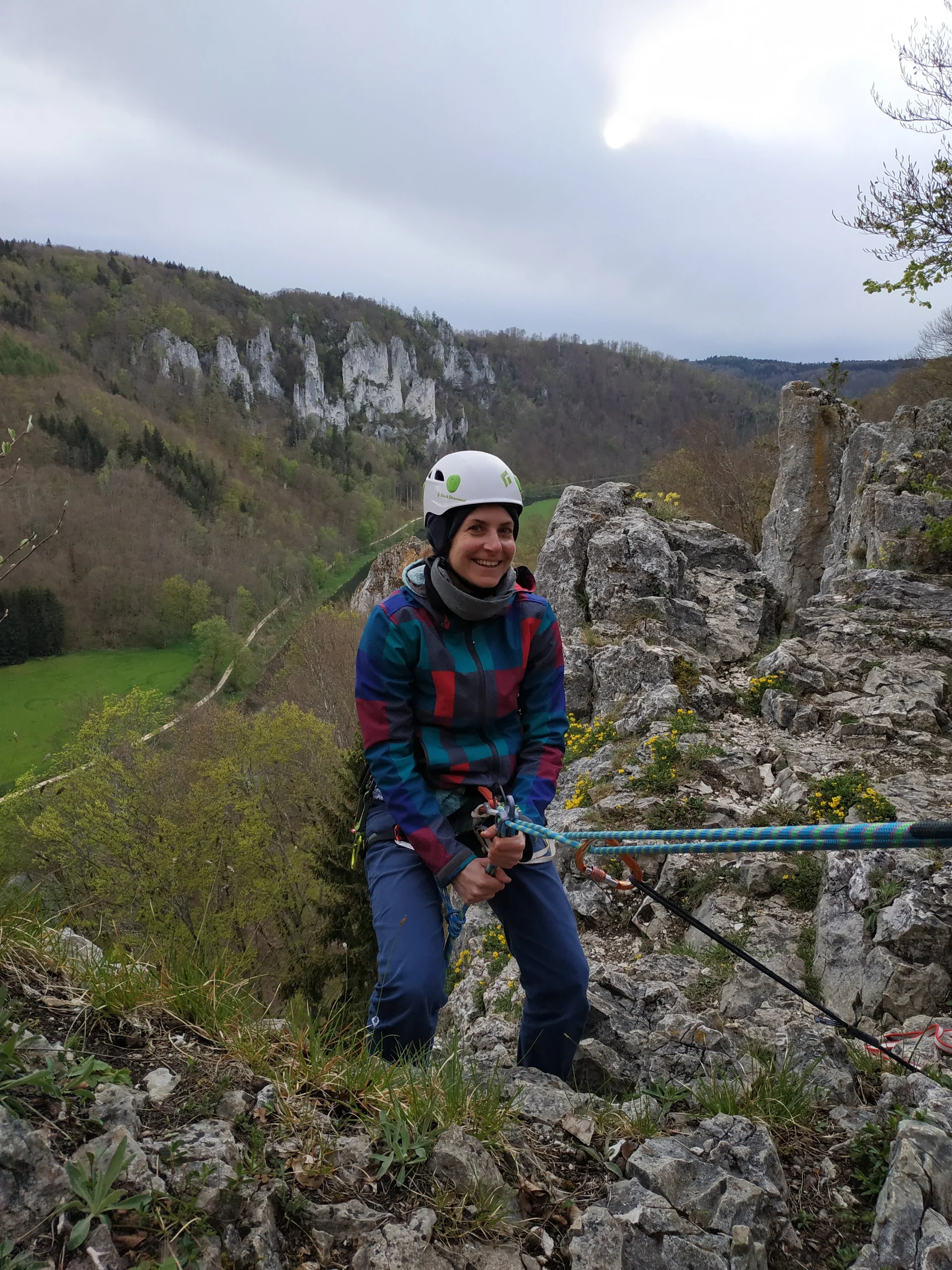 Mehrseillängenkurs DAV Sigmaringen Donautal 2024 | © DAV Sigmaringen / Elena Besch