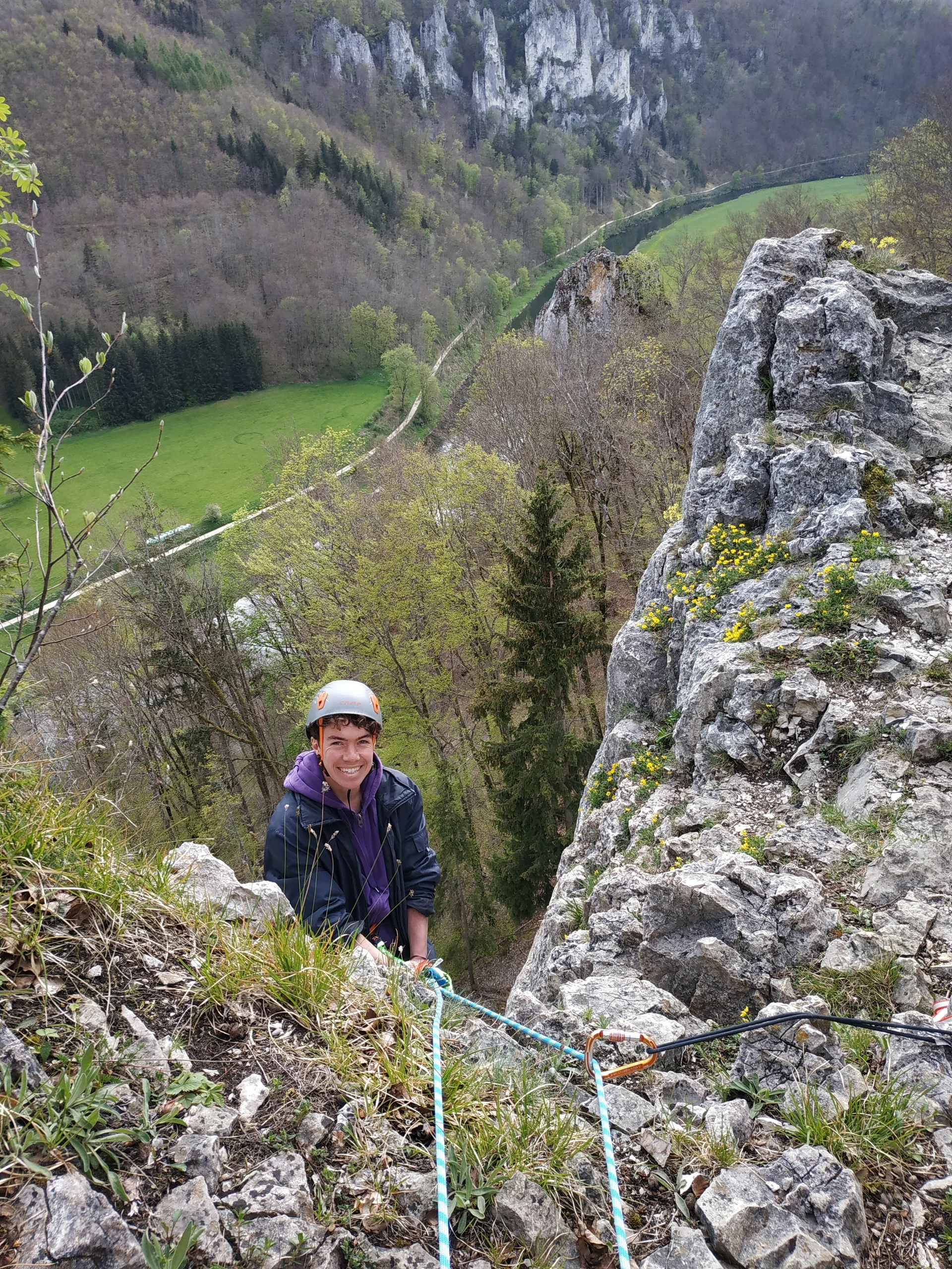 Mehrseillängenkurs DAV Sigmaringen Donautal 2024 | © DAV Sigmaringen / Elena Besch