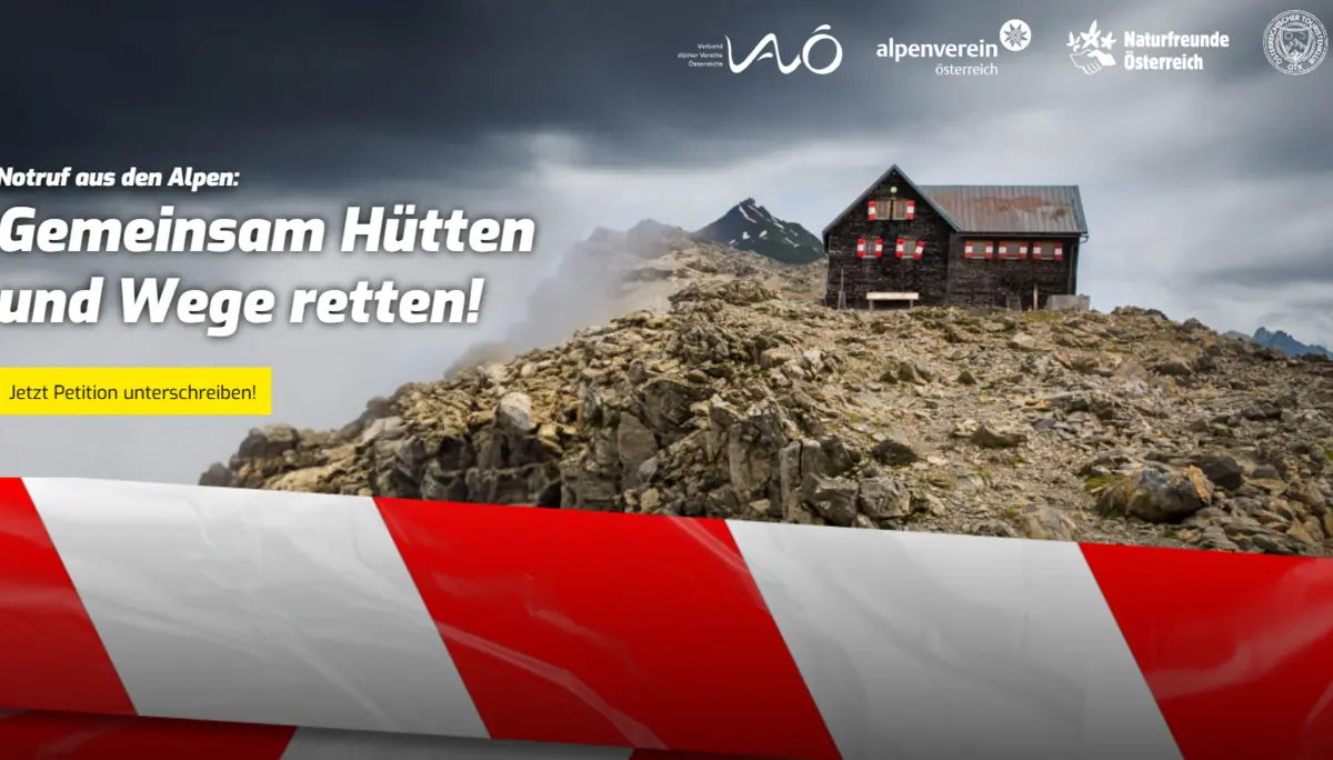 Petition: Gemeinsam Hütten und Wege retten | © VAVÖ